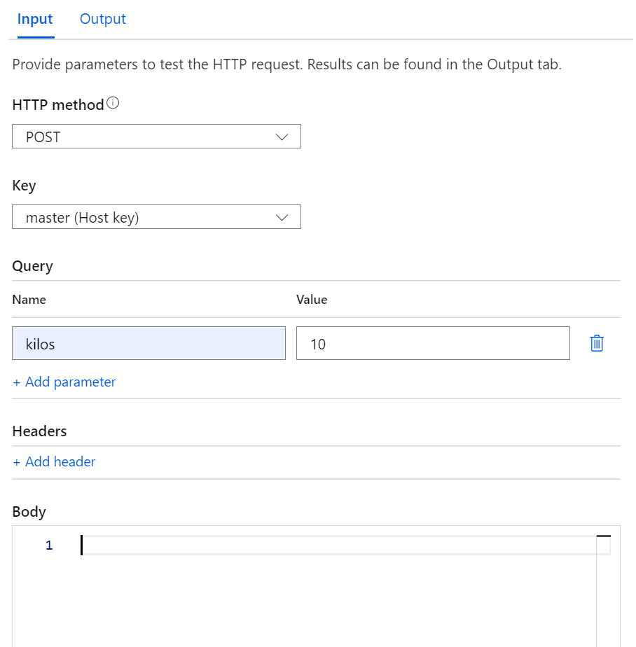 Azure Functions Input