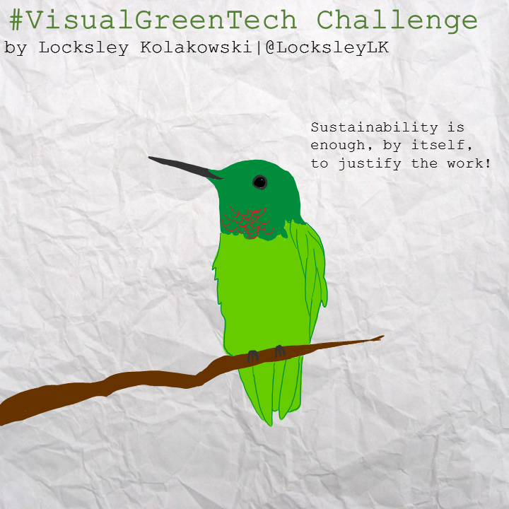 Visual Green Tech Sketchnote from April 9